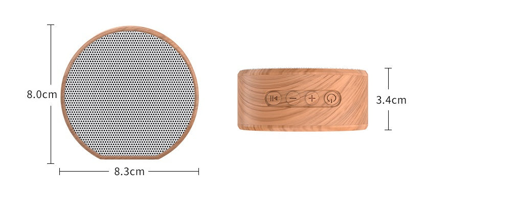 Mini Wood Bluetooth Speaker Portable Outdoor Wireless Support AUX TF Mini Wood Bluetooth Speaker Portable Outdoor Wireless Support AUX TF